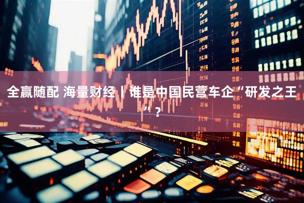 全赢随配 海量财经丨谁是中国民营车企“研发之王”？