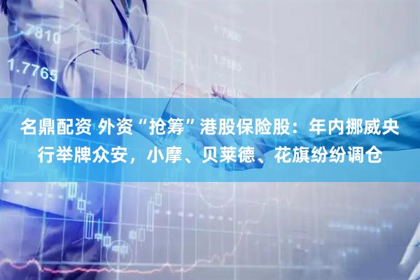 名鼎配资 外资“抢筹”港股保险股：年内挪威央行举牌众安，小摩、贝莱德、花旗纷纷调仓