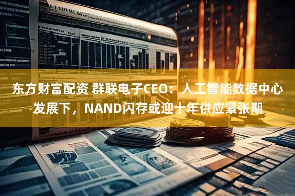 东方财富配资 群联电子CEO：人工智能数据中心发展下，NAND闪存或迎十年供应紧张期