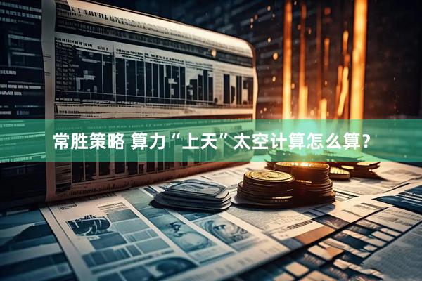 常胜策略 算力“上天”太空计算怎么算？